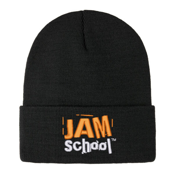 Embroidered Acrylic Knit Cuff Toque Thumbnail